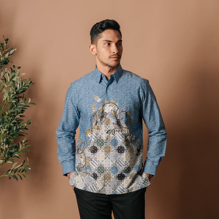 Hadinata Batik Kemeja Panjang Furing Superfine Bhalendra Bhiwanda