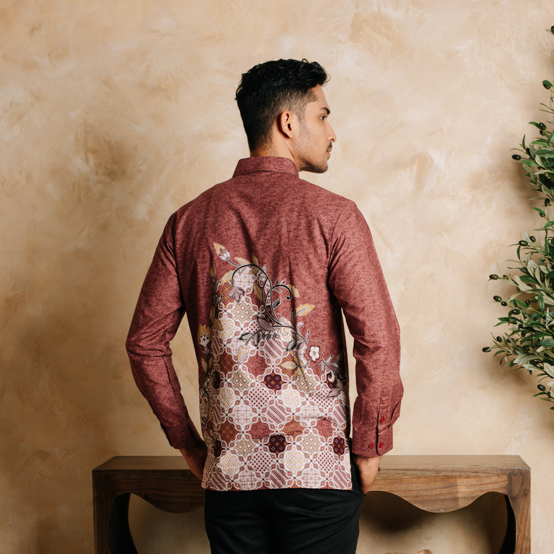 Hadinata Batik Kemeja Panjang Furing Superfine Dhines Dhinesha