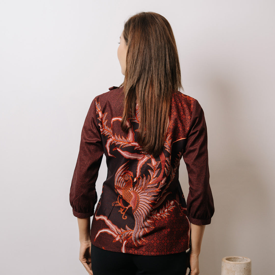 Hadinata Batik Wanita Blouse Gyana Genta