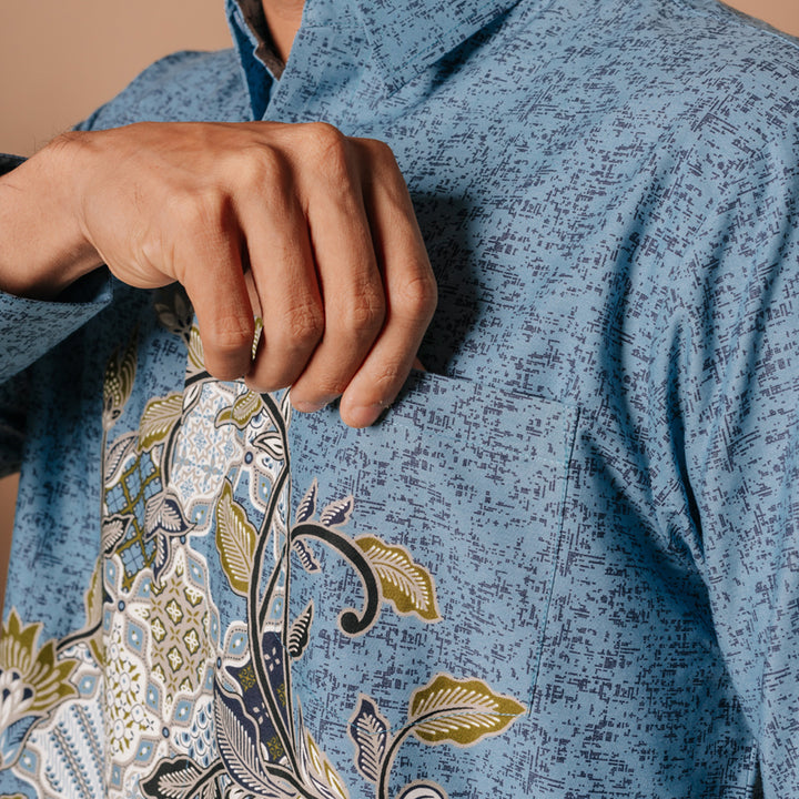Hadinata Batik Kemeja Panjang Furing Superfine Bhalendra Bhiwanda