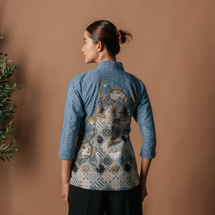 Hadinata Batik Wanita Superfine Blouse Bhiwanda Bhalendra