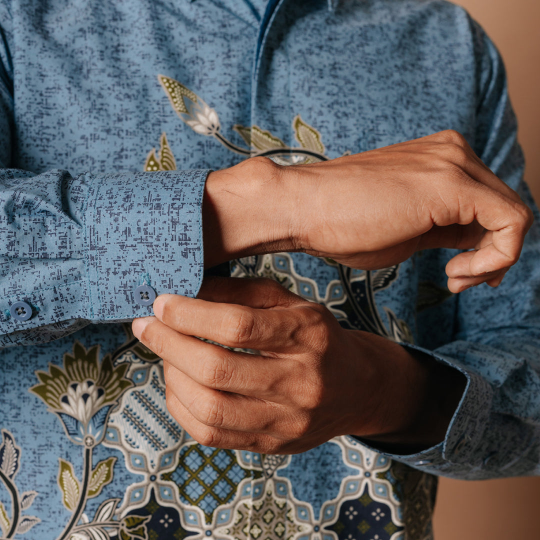 Hadinata Batik Kemeja Panjang Furing Superfine Bhalendra Bhiwanda