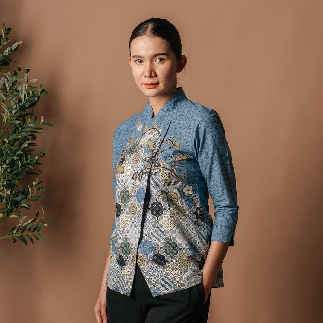 Hadinata Batik Wanita Superfine Blouse Bhiwanda Bhalendra