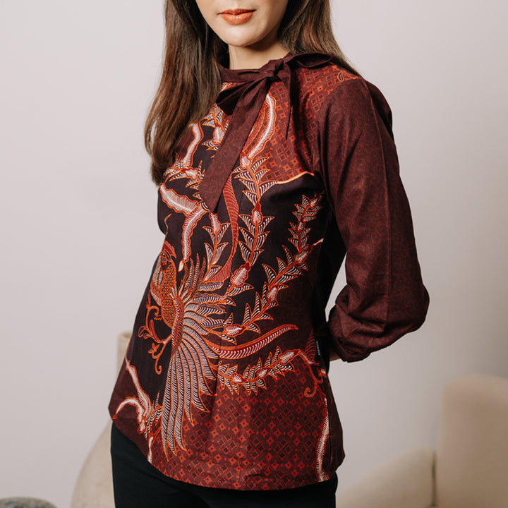 Hadinata Batik Wanita Blouse Gyana Genta