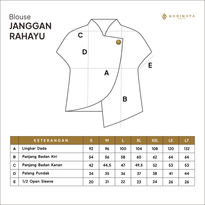 Hadinata Batik Wanita Kebaya Janggan Rahayu