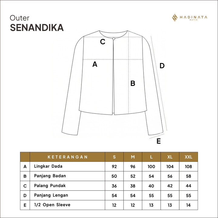 Hadinata Batik Premium Outer Wanita Superfine Furing Senandika Green