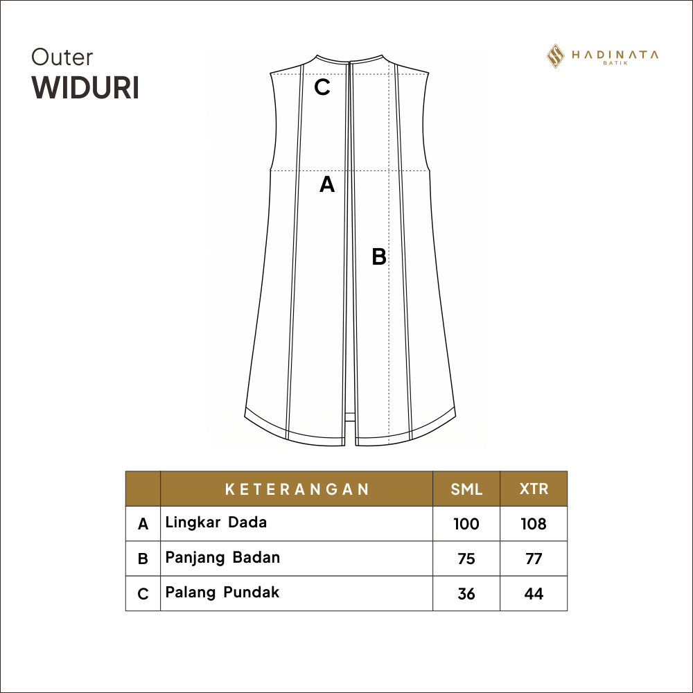 Hadinata Batik Premium Outer Wanita Superfine Furing Widuri Grey