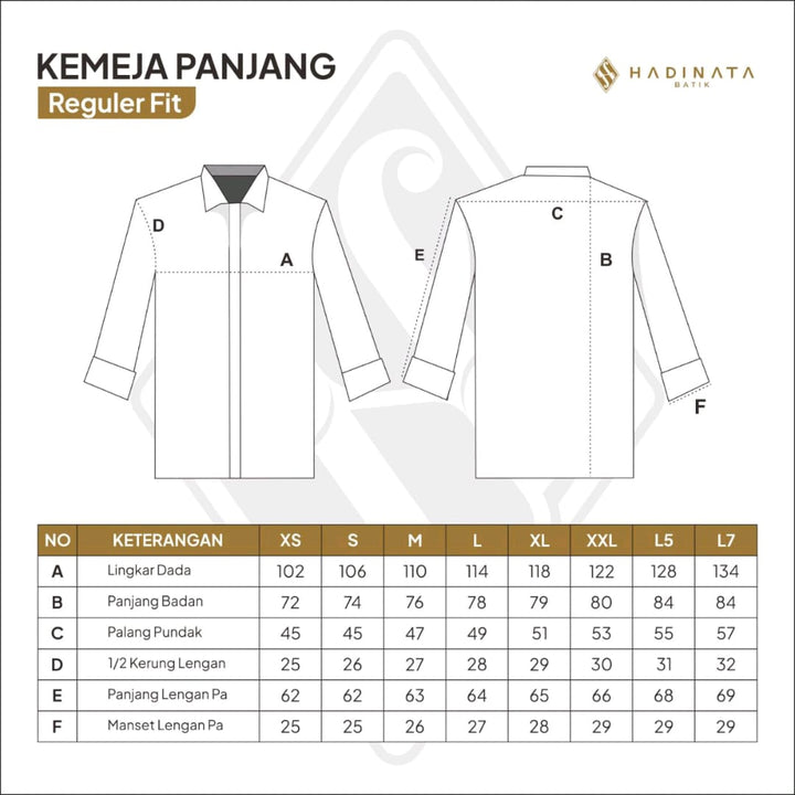 Hadinata Batik Sarimbit Set Batik Couple Mathew Marion - Kemeja Panjang & Blouse