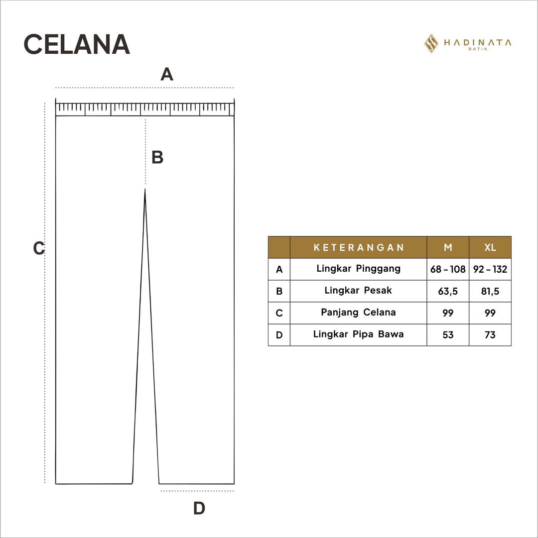 Hadinata Batik Premium Set Blazer Celana Gracika Red