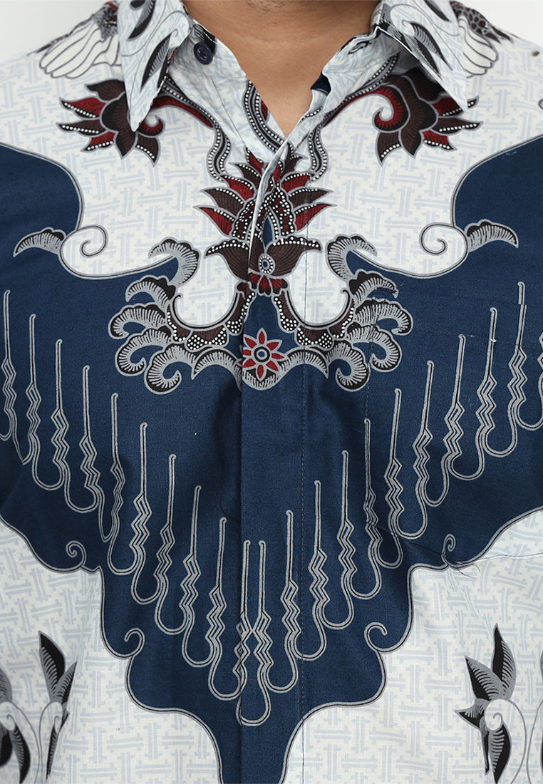 Hadinata Batik Premium Kemeja Batik Pria Lengan Panjang Mathew Marion