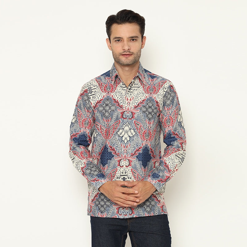 Hadinata Batik Pria Kemeja Panjang Zoe Zelline