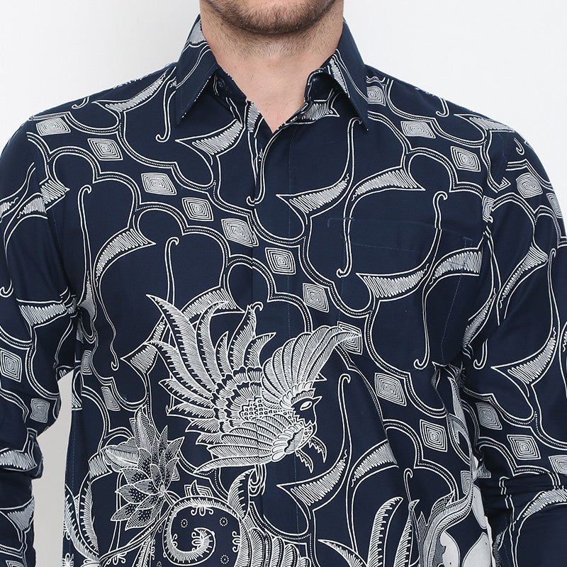 Hadinata Batik Pria Kemeja Panjang Rama Shinta