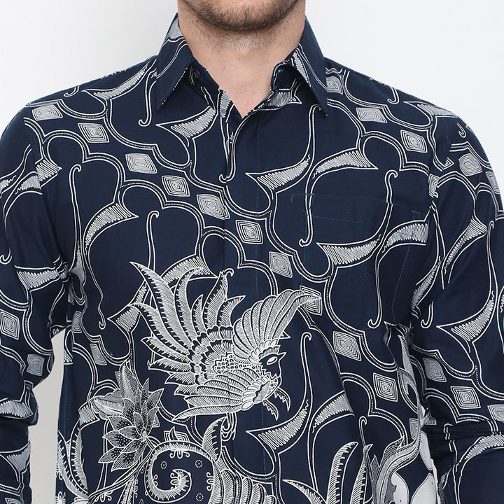 Hadinata Batik Pria Kemeja Panjang Rama Shinta