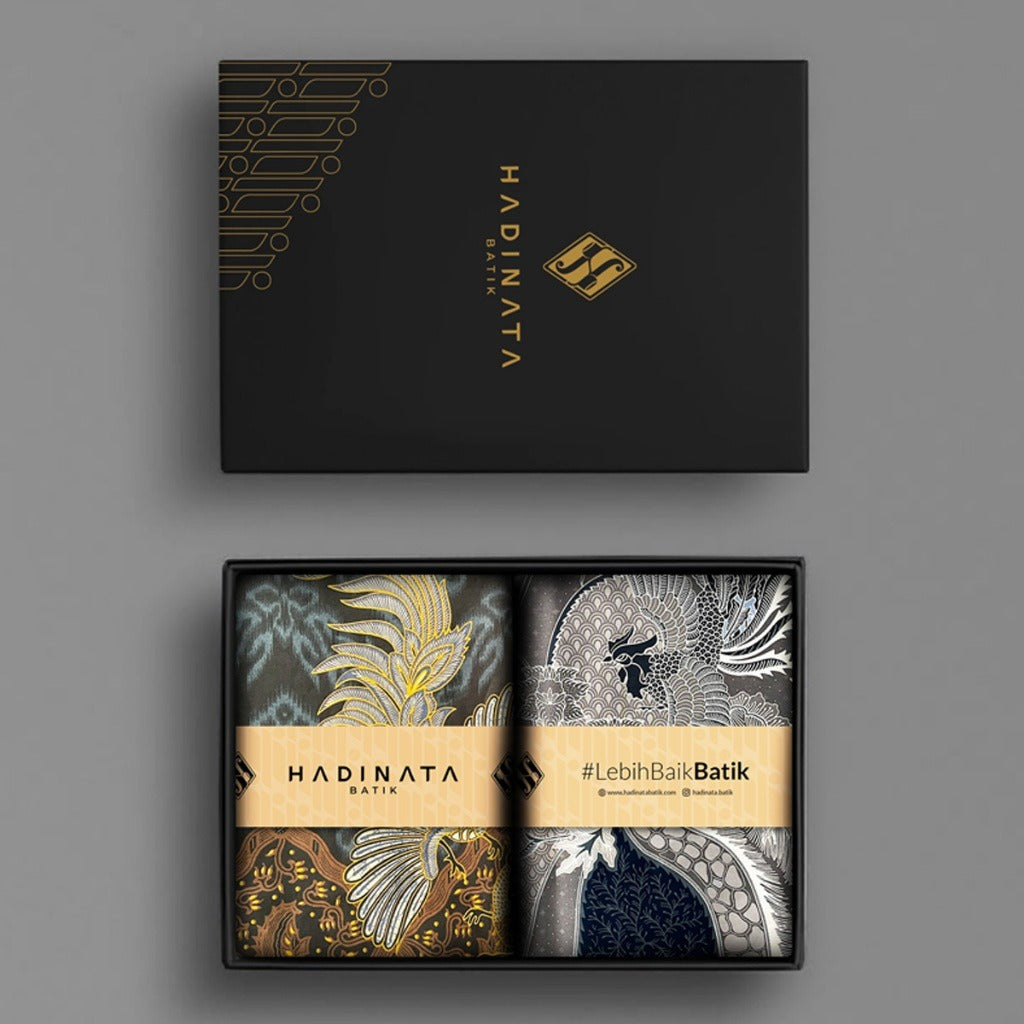 Hampers Premium / Kado / Gift Box - Kain Batik Katun Superfine Couple Hadinata Batik