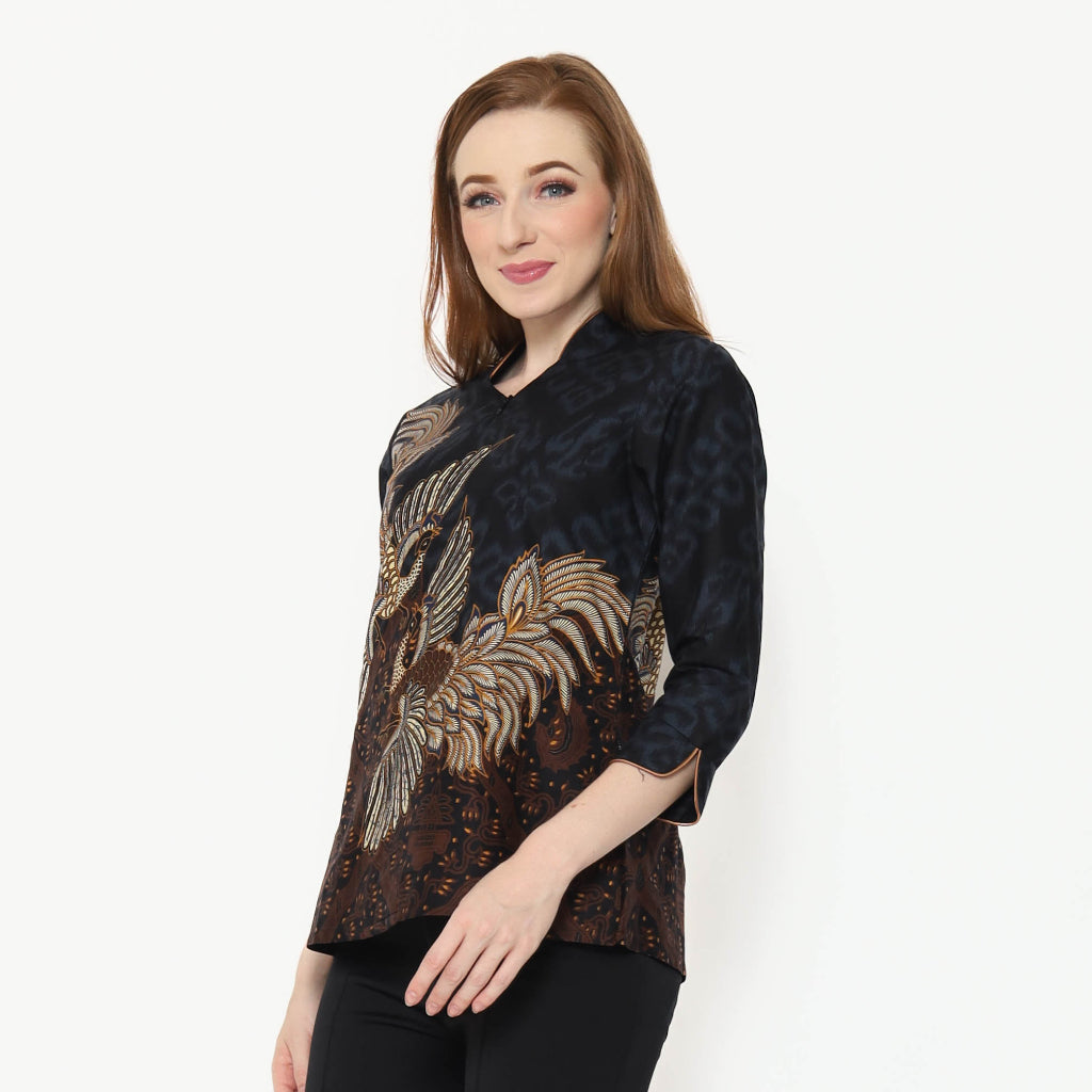 Hadinata Batik Wanita Superfine Blouse Rihana Rajendra