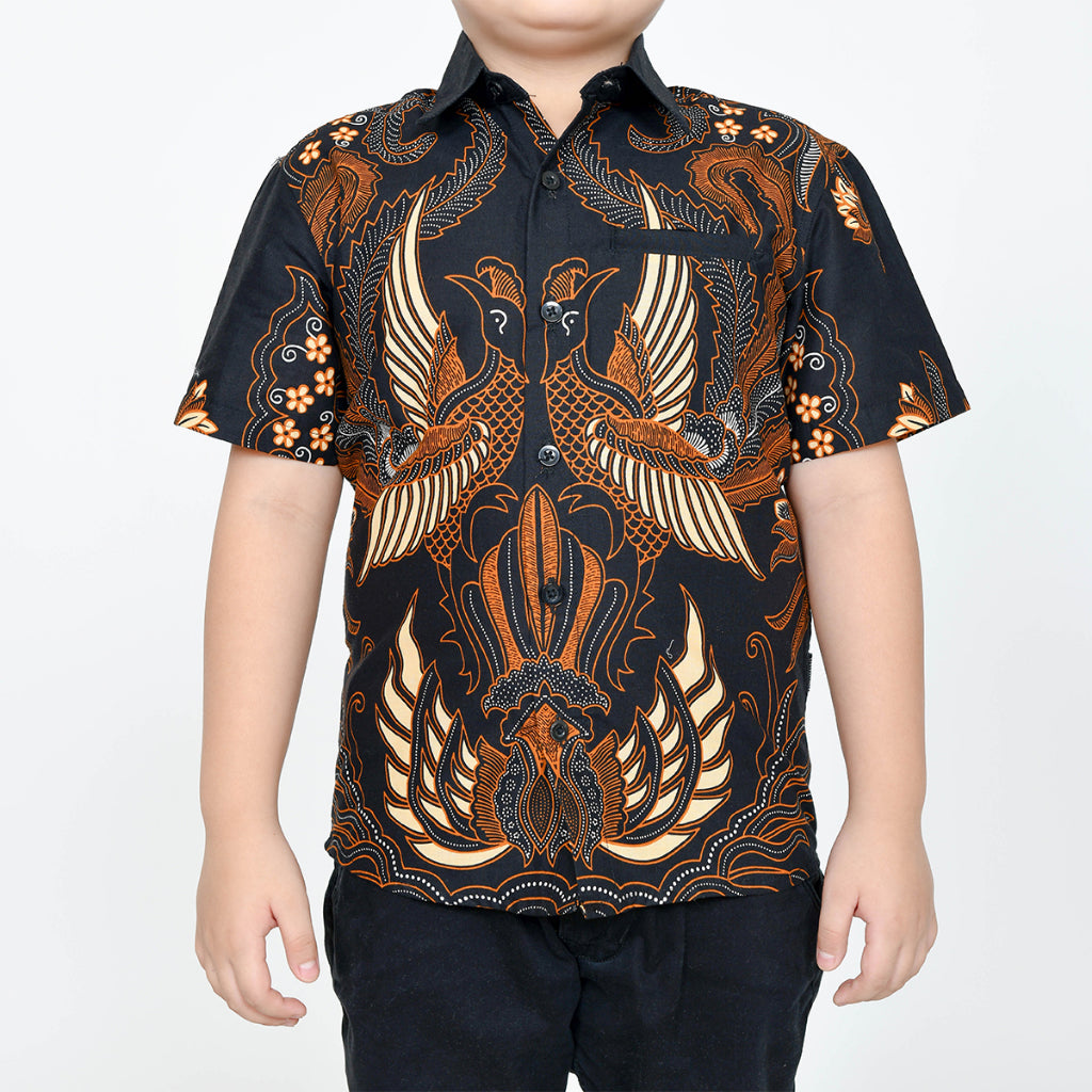 Hadinata Batik Premium Kemeja Anak Adelio Pinggala