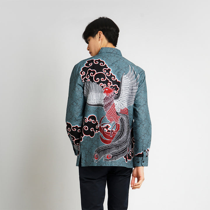 Hadinata Batik Premium Kemeja Batik Pria Lengan Panjang Furing Archie Ara