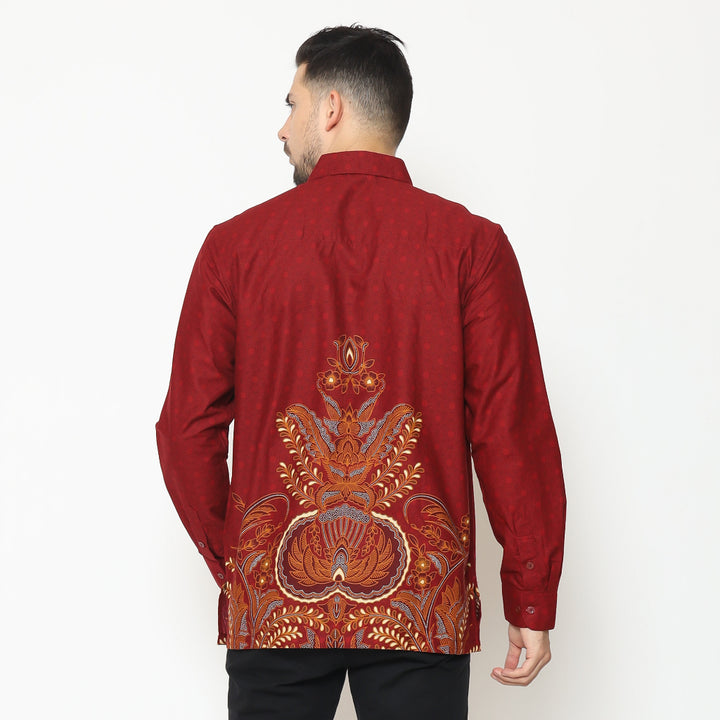 Hadinata Batik Pria Kemeja Panjang Lateef Laila