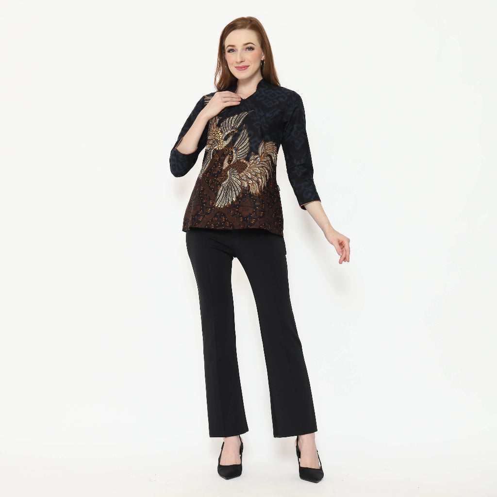 Hadinata Batik Wanita Superfine Blouse Rihana Rajendra