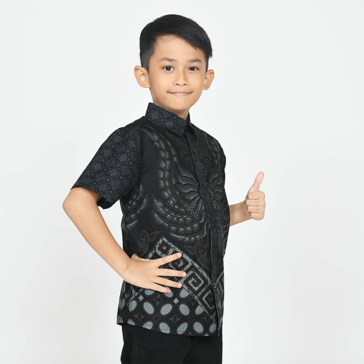 Hadinata Batik Kemeja Anak Superfine Amartya Arshi