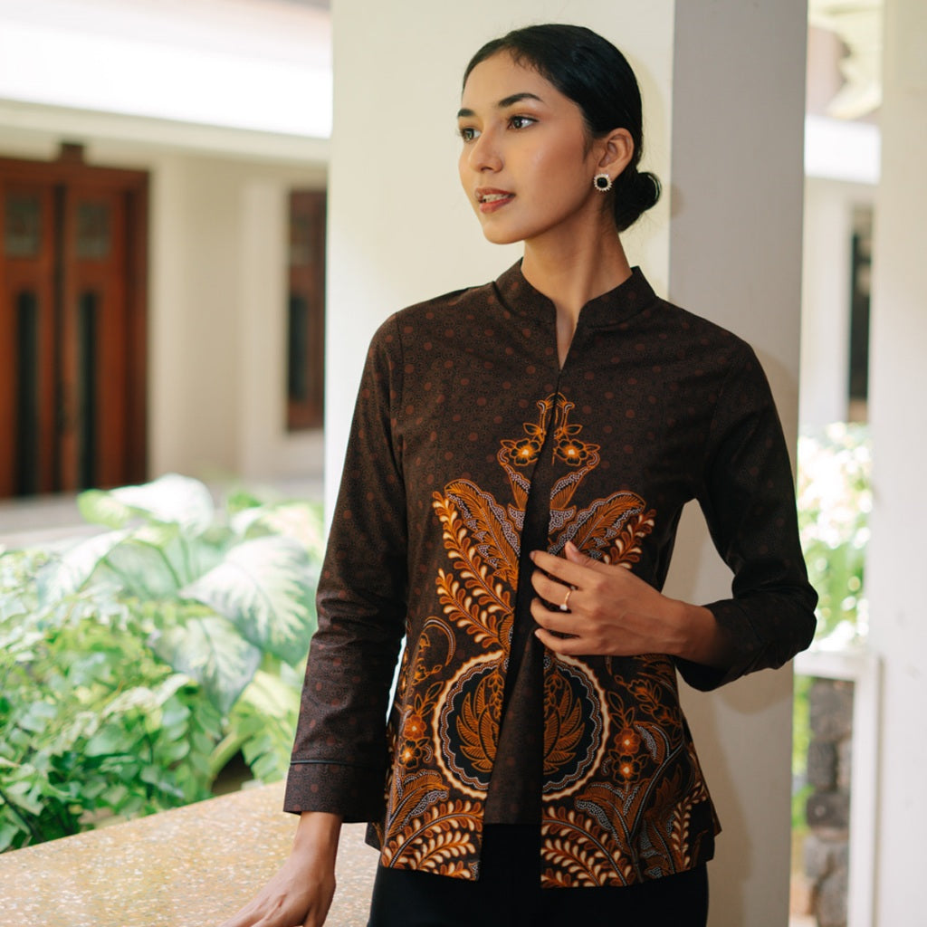 Hadinata Batik Wanita Blouse Farah Fajri