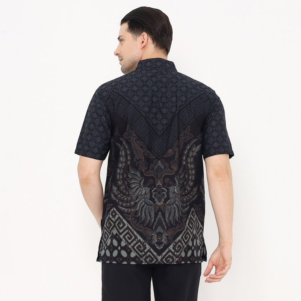 Hadinata Batik Premium Kemeja Batik Pria Lengan Pendek Superfine Amartya Arshi