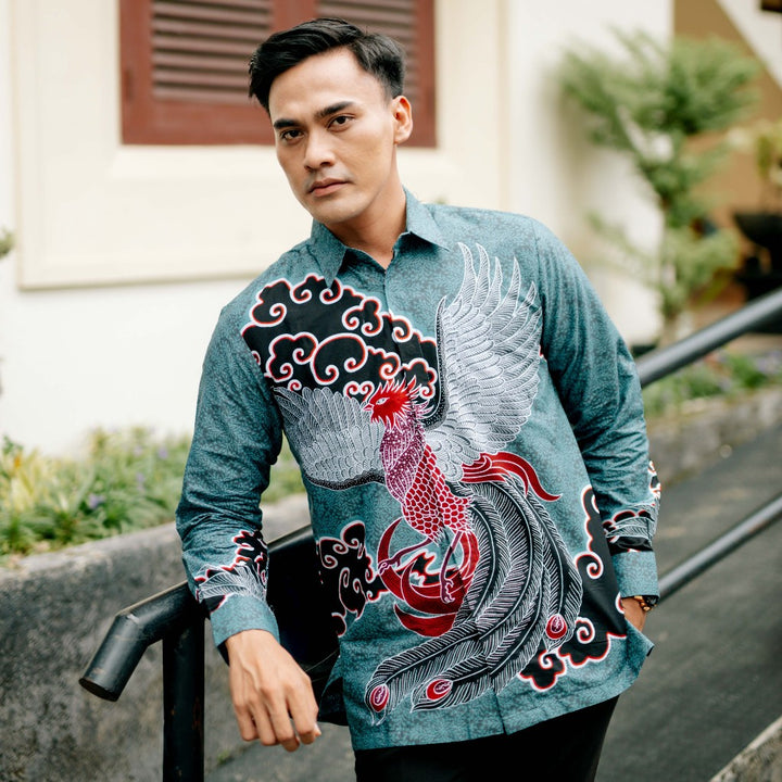 Hadinata Batik Premium Kemeja Batik Pria Lengan Panjang Furing Archie Ara