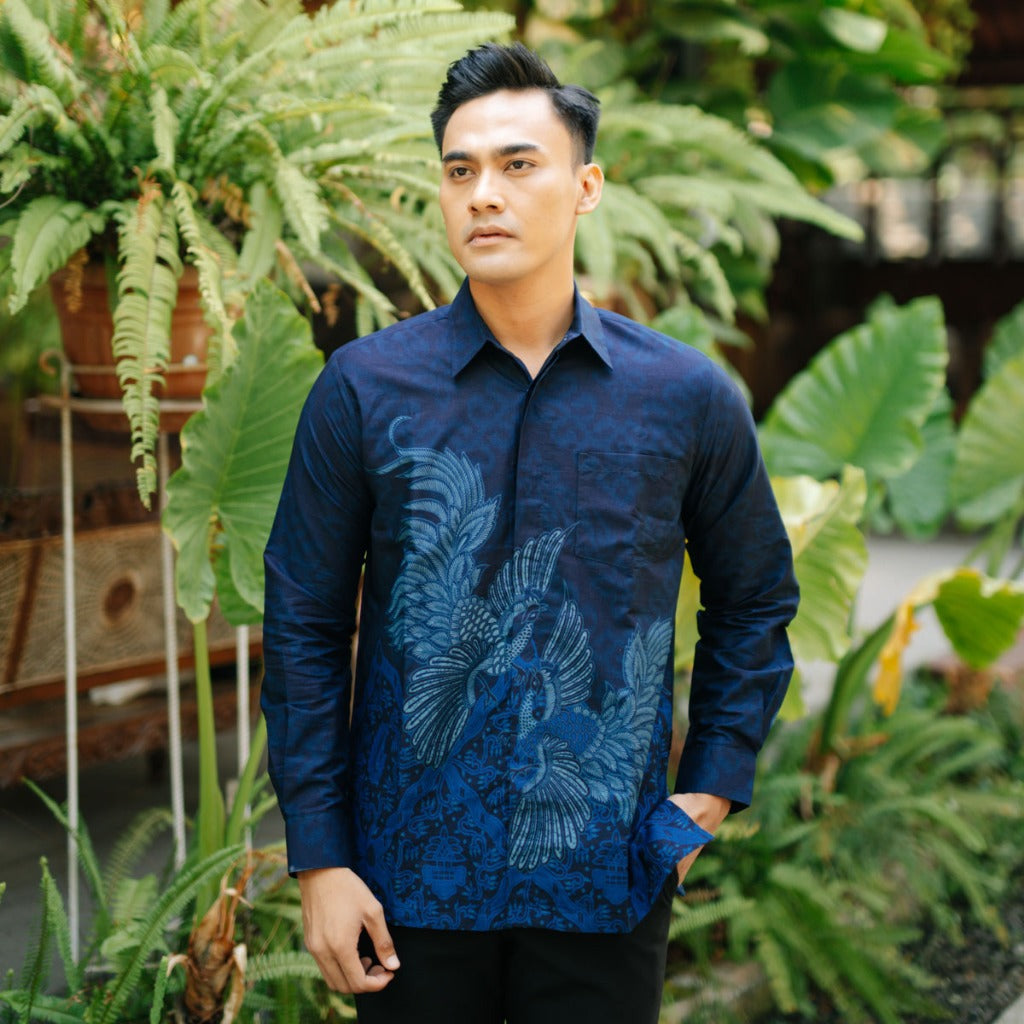 Hadinata Batik Kemeja Panjang Furing Superfine Sidharta Salma