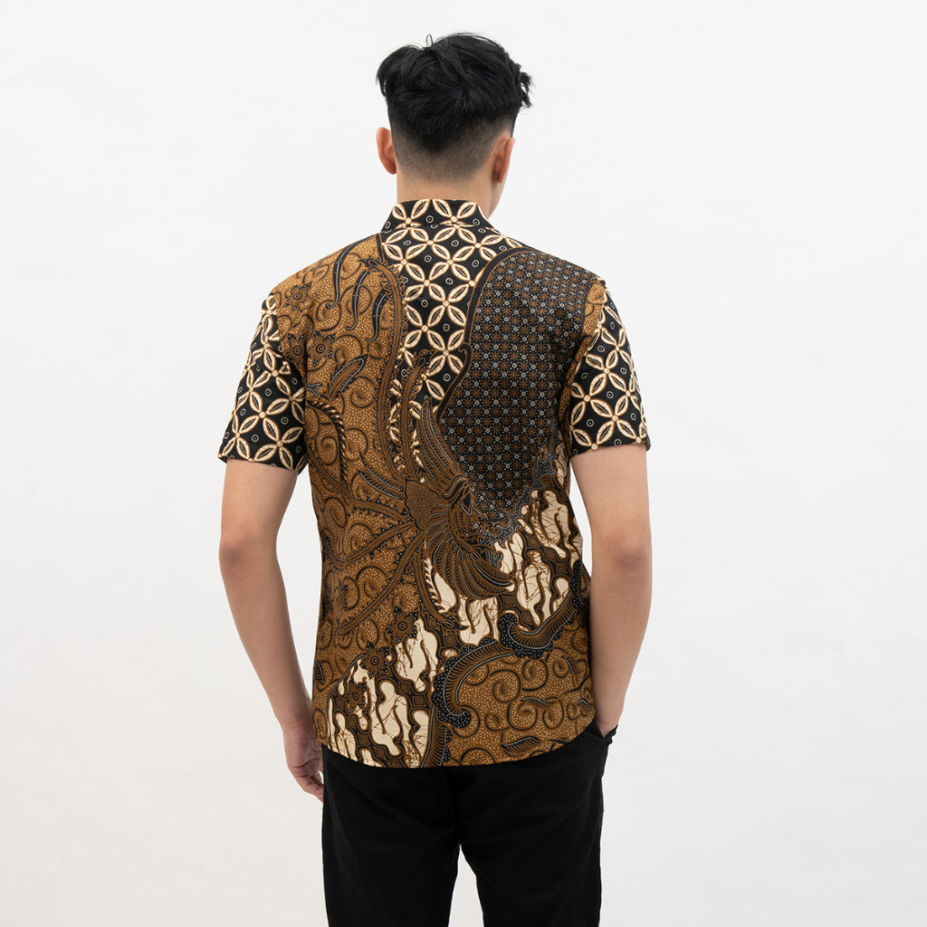 Hadinata Batik Pria Kemeja Pendek Manggala Manggala