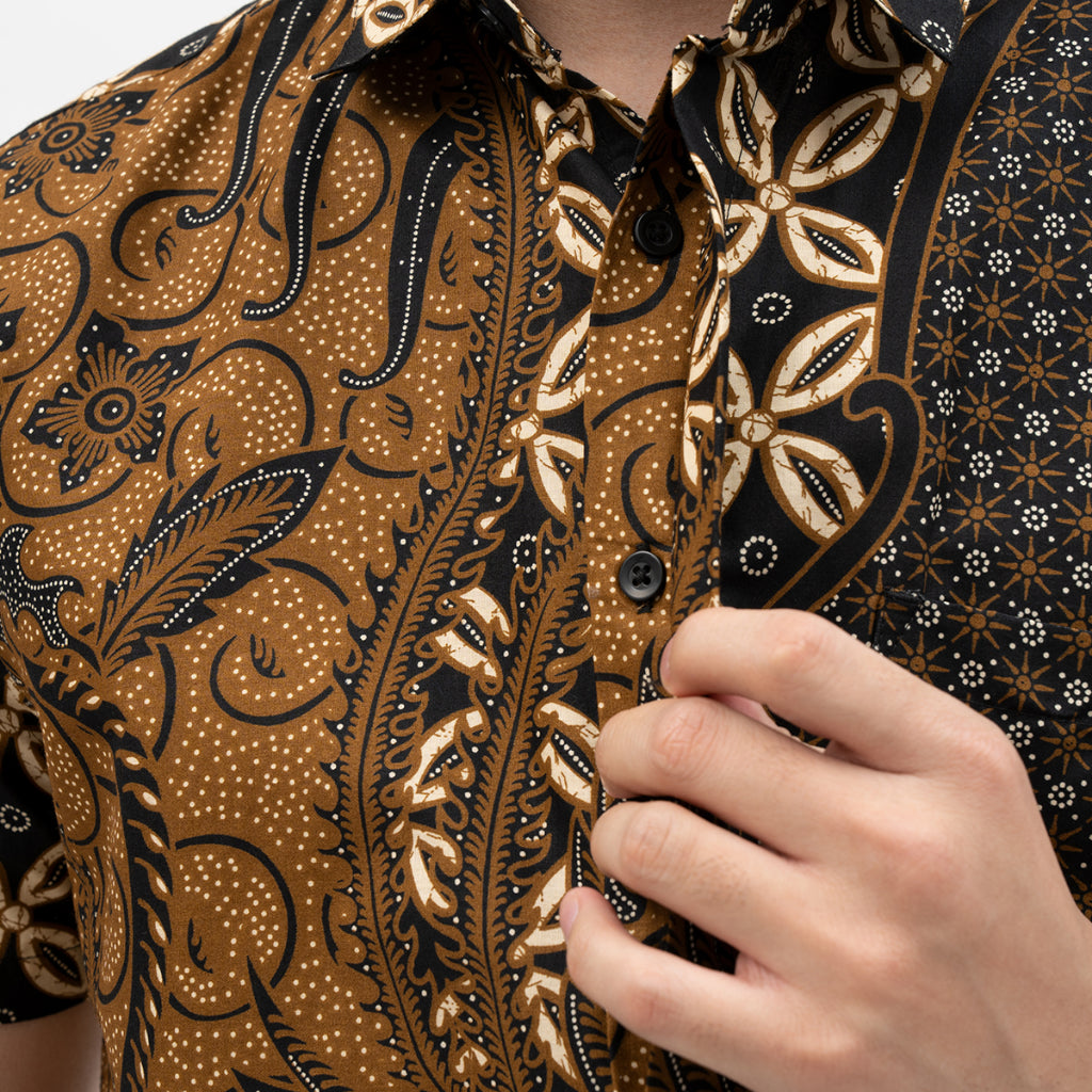 Hadinata Batik Pria Kemeja Pendek Manggala Manggala