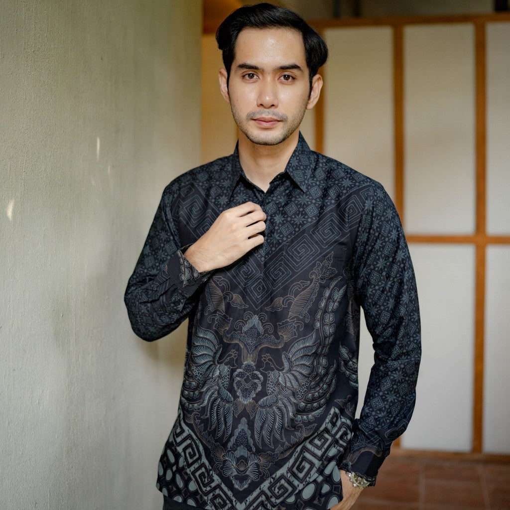 Hadinata Batik Kemeja Panjang Furing Superfine Amartya Arshi