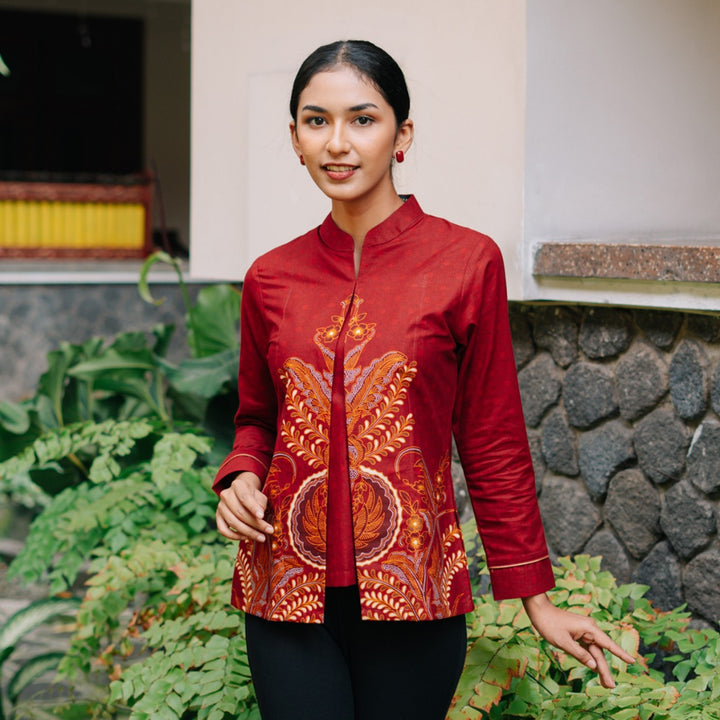 Hadinata Batik Wanita Blouse Laila Lateef