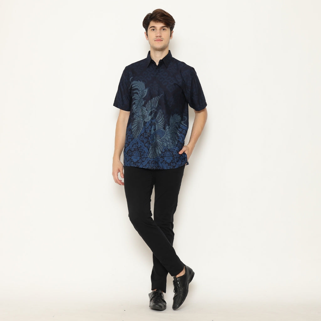 Hadinata Batik Premium Kemeja Batik Pria Lengan Pendek Superfine Sidharta Salma
