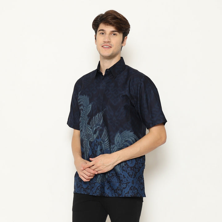 Hadinata Batik Premium Kemeja Batik Pria Lengan Pendek Superfine Sidharta Salma