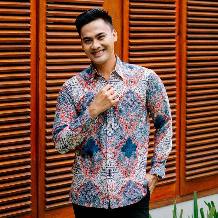Hadinata Batik Pria Kemeja Panjang Zoe Zelline