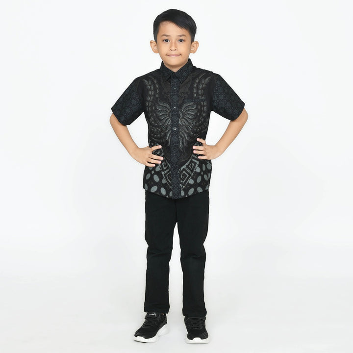 Hadinata Batik Kemeja Anak Superfine Amartya Arshi