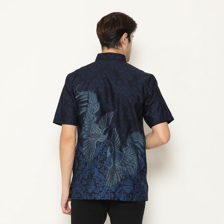 Hadinata Batik Premium Kemeja Batik Pria Lengan Pendek Superfine Sidharta Salma