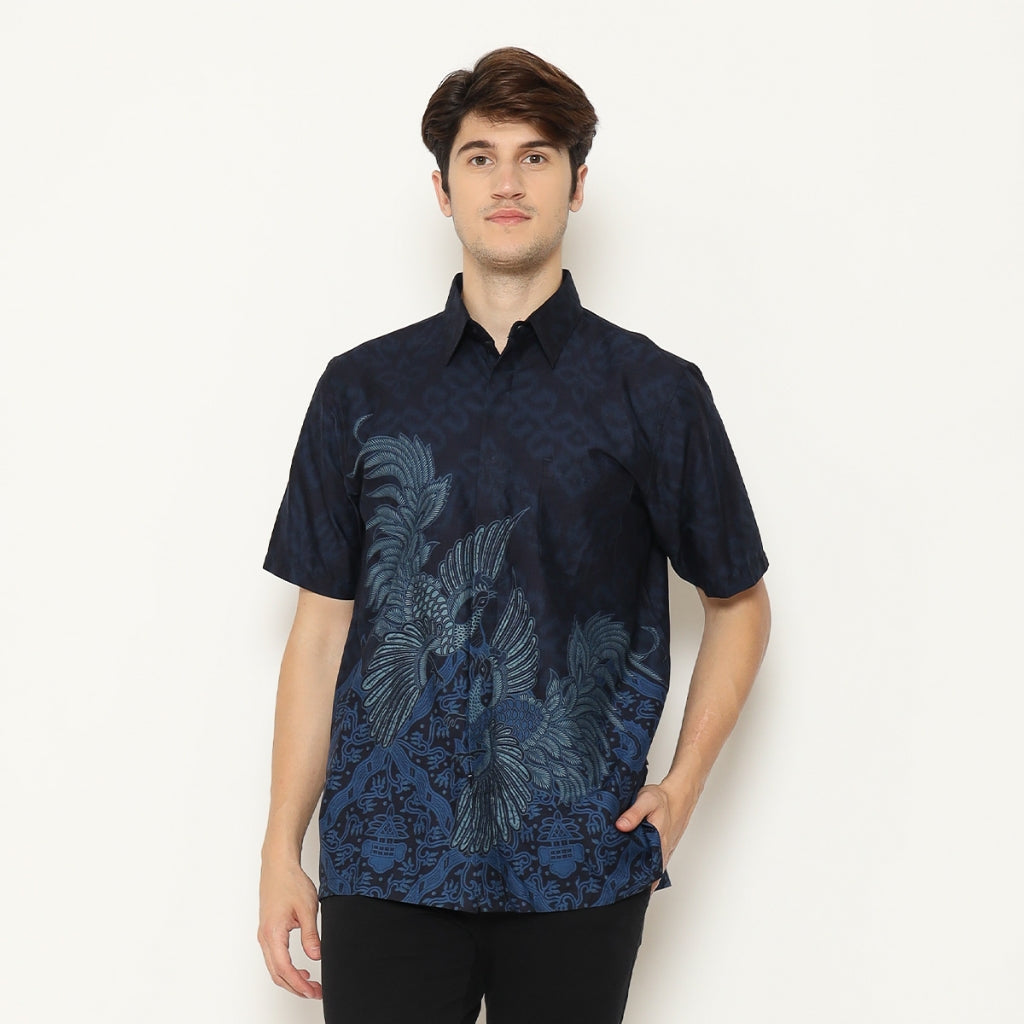 Hadinata Batik Premium Kemeja Batik Pria Lengan Pendek Superfine Sidharta Salma