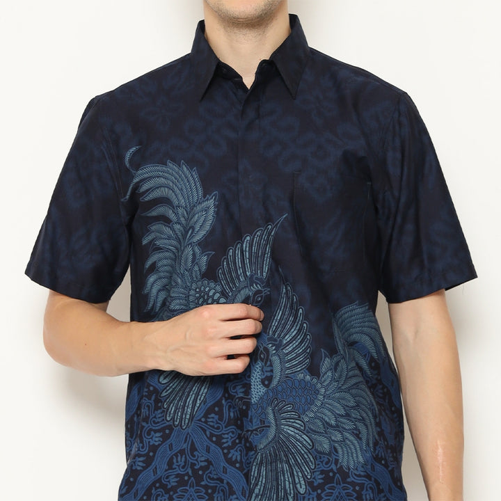 Hadinata Batik Premium Kemeja Batik Pria Lengan Pendek Superfine Sidharta Salma
