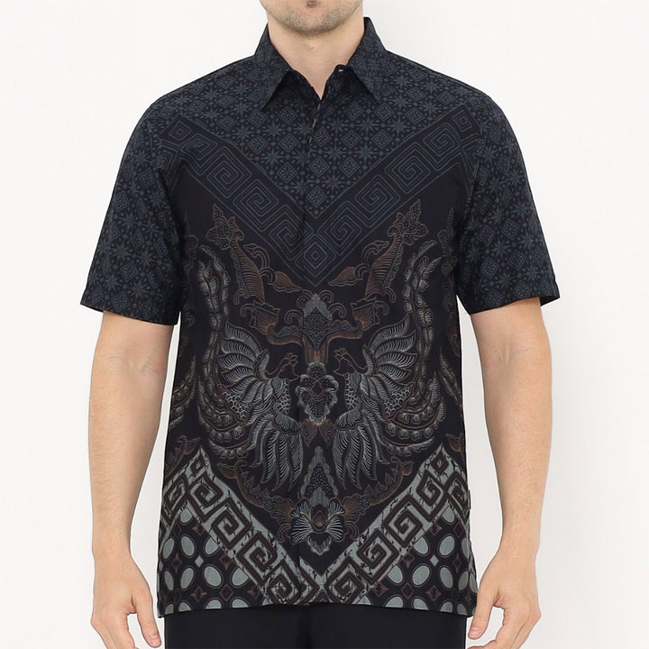 Hadinata Batik Premium Kemeja Batik Pria Lengan Pendek Superfine Amartya Arshi