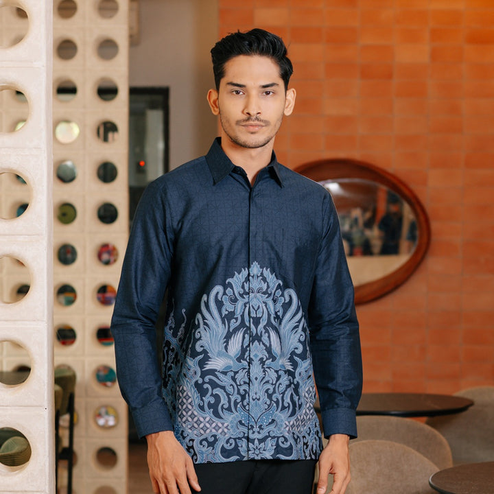 Hadinata Batik Premium Kemeja Batik Pria Lengan Panjang Superfine Furing Davanka Dinea