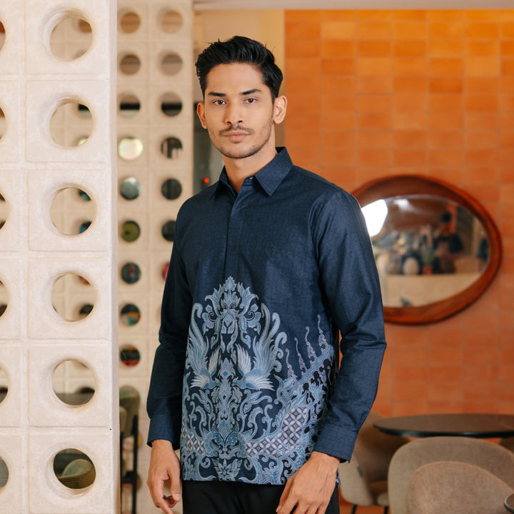Hadinata Batik Premium Kemeja Batik Pria Lengan Panjang Superfine Furing Davanka Dinea