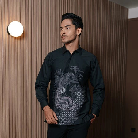 Hadinata Batik Premium Kemeja Batik Pria Lengan Panjang Superfine Furing Zidan Zanaya