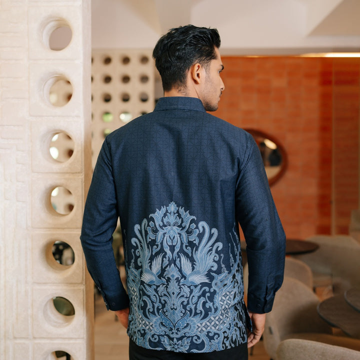 Hadinata Batik Premium Kemeja Batik Pria Lengan Panjang Superfine Furing Davanka Dinea