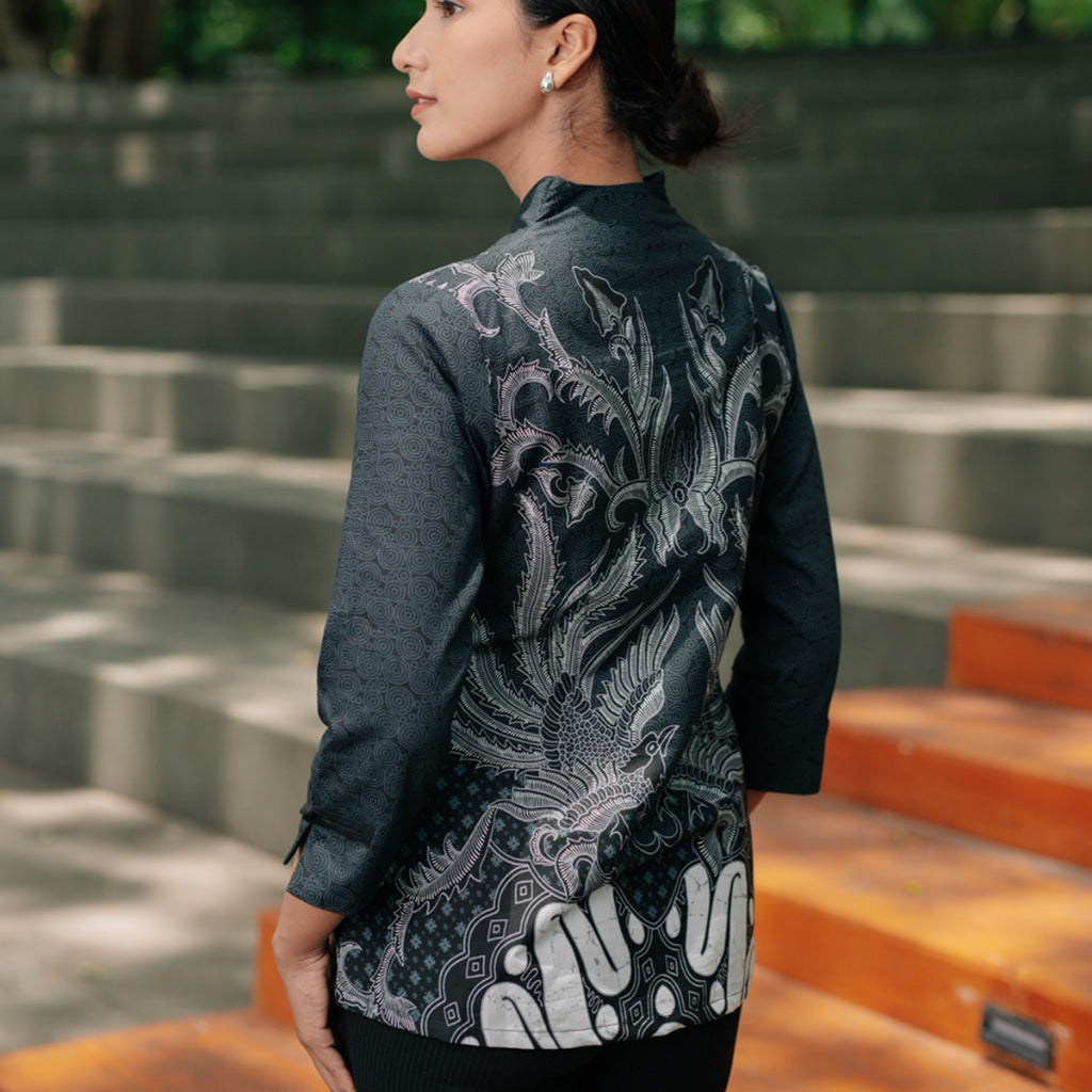 Hadinata Batik Wanita Superfine Blouse Ranita Ranvir