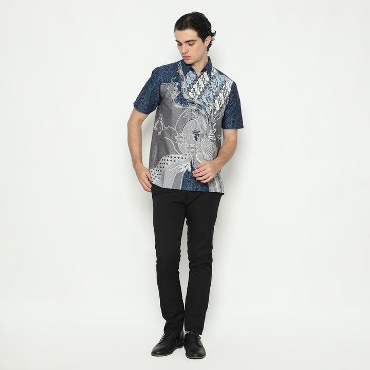 Hadinata Batik Premium Kemeja Batik Pria Lengan Pendek Superfine Jaya Jiva