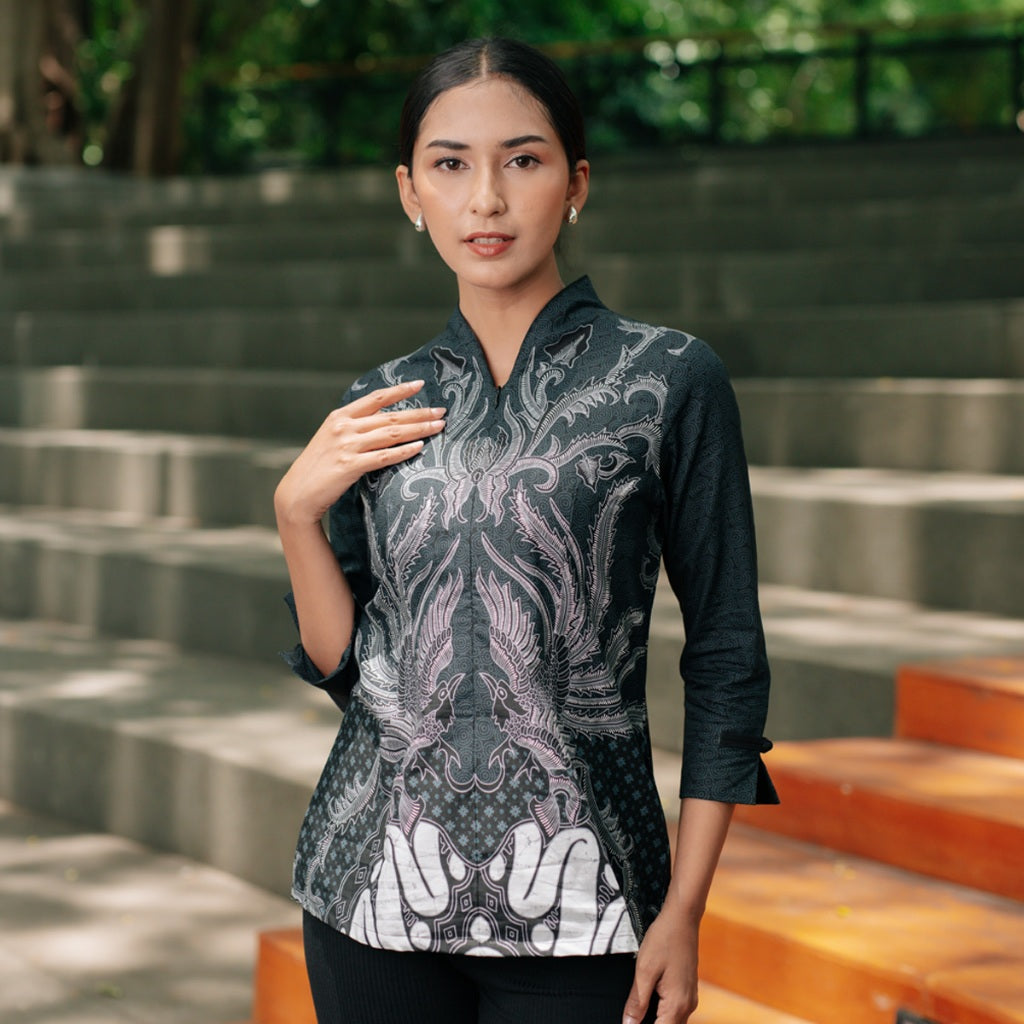 Hadinata Batik Wanita Superfine Blouse Ranita Ranvir