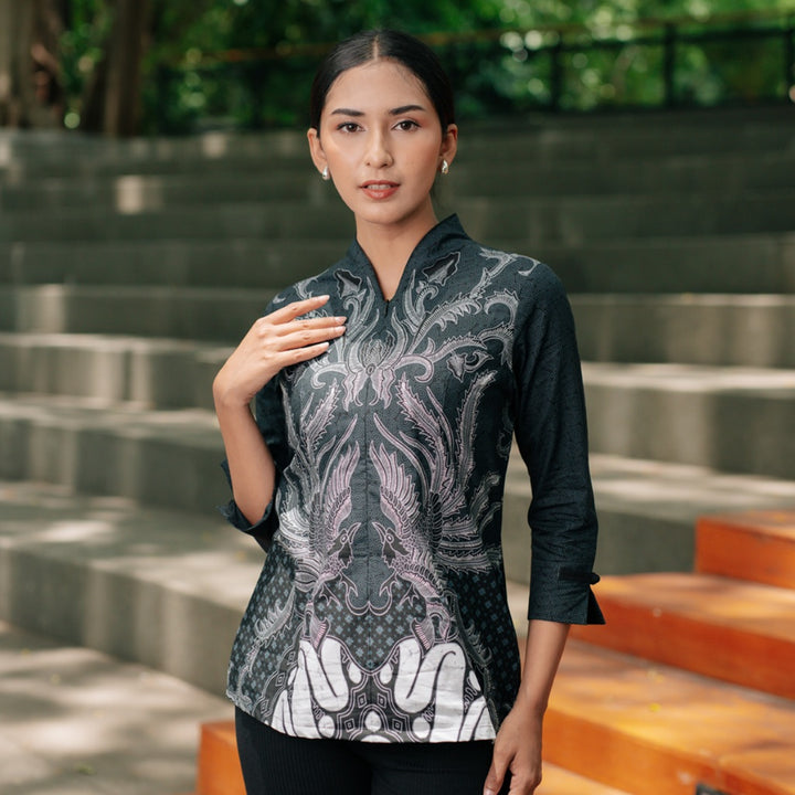 Hadinata Batik Wanita Superfine Blouse Ranita Ranvir