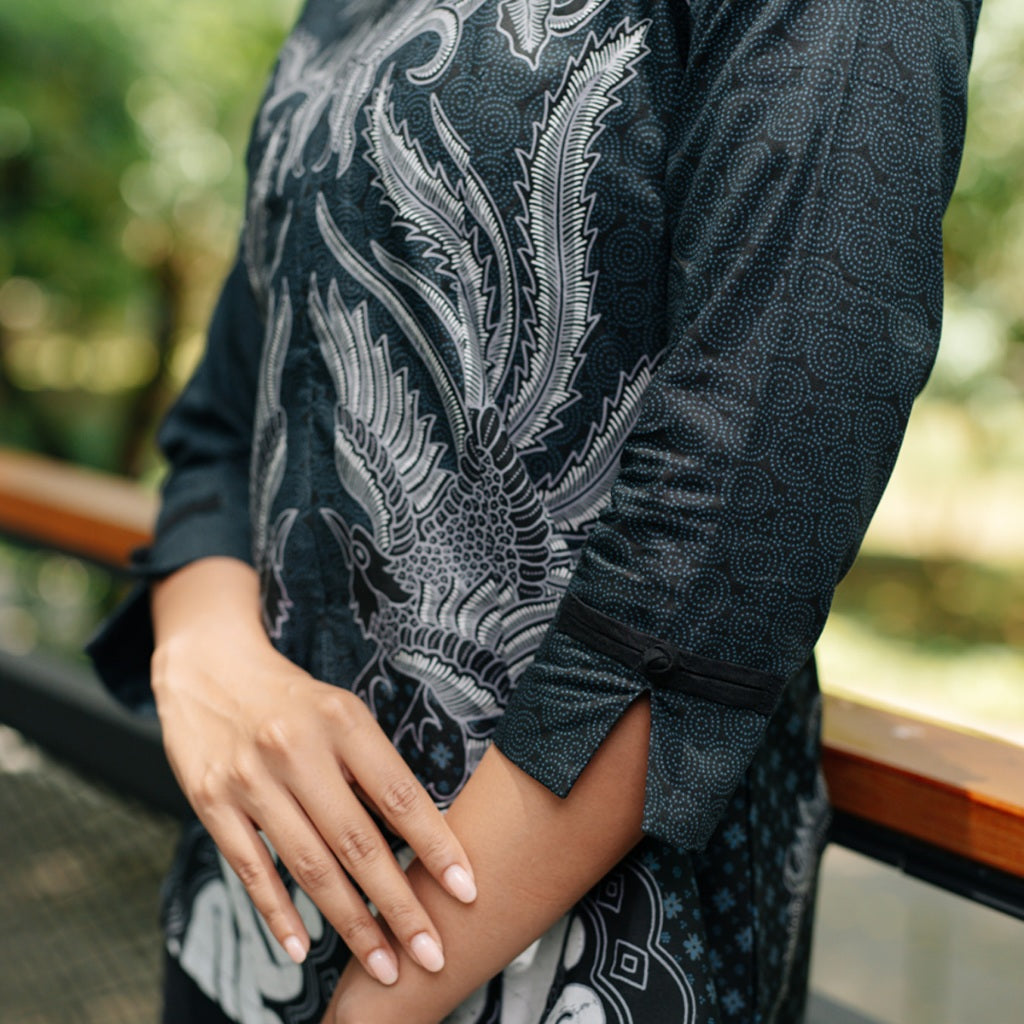 Hadinata Batik Wanita Superfine Blouse Ranita Ranvir