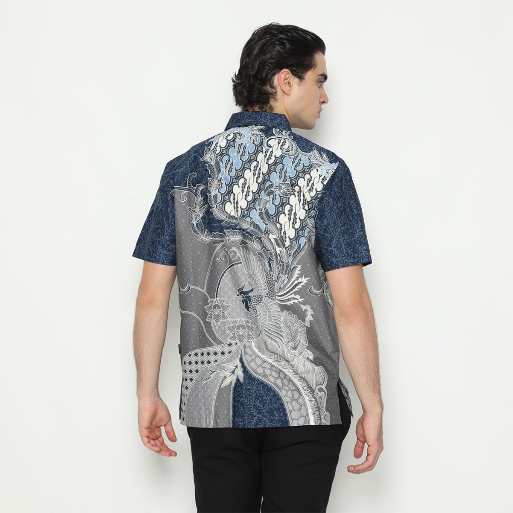 Hadinata Batik Premium Kemeja Batik Pria Lengan Pendek Superfine Jaya Jiva